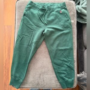 Green Fleece Joggers
